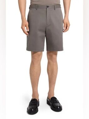 Theory Men’s Chino Shorts Zaine Ascend Gray Size 33